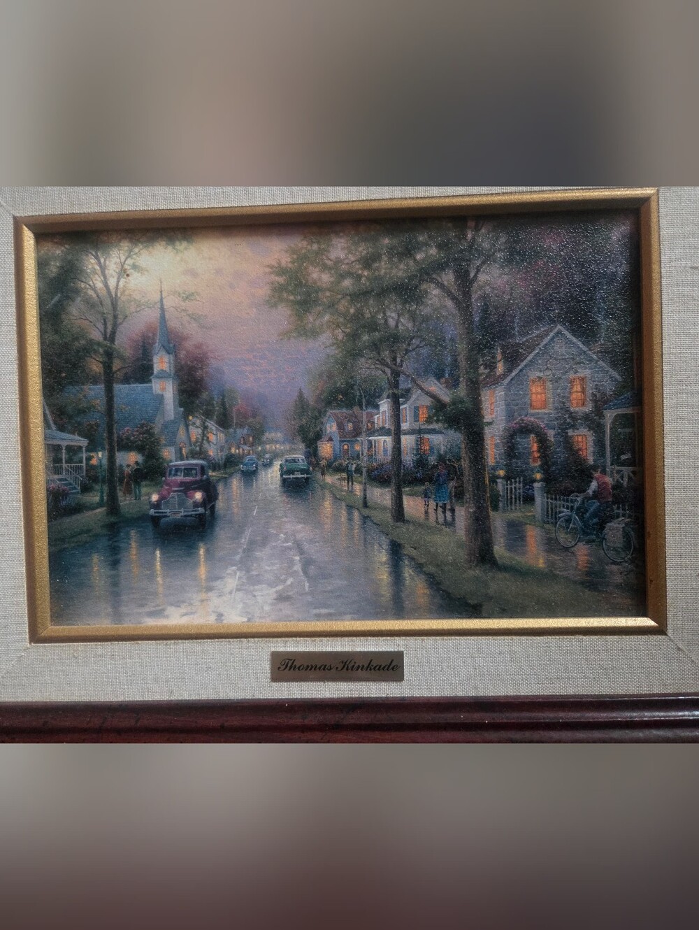 Thomas Kinkade Hometown Canvas